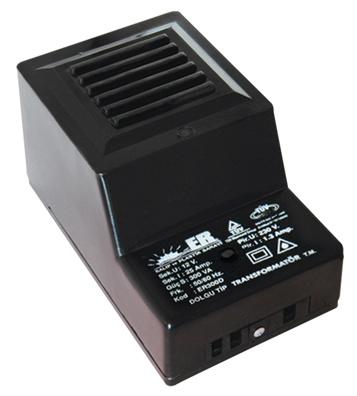 230 v Girişli / 13 v Çıkışlı 400 w Kademeli Plastik Kutulu Trafo