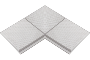 Pötigen Sırsız Profilli Kaymaz 245x245x25 mm