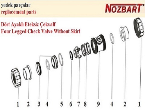 Dört Ayaklı Eteksiz Subap Yayı No:8