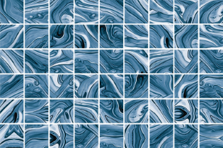 Modena Mexico Vogue Pool Format 50x50 mm Yaprak 315x477 mm Seramik