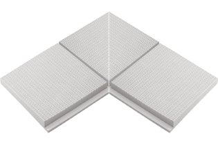 Pötigen Sırsız Profilli Kaymaz 245x245x25 mm