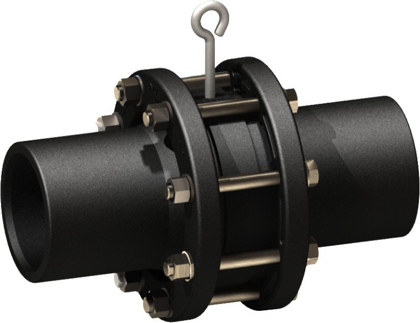 140 MM  HDPE Bağlantılı Tak-Çıkar Çalpara Çekvalf (304 AISI)