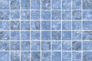 Modena Blue Stone Vogue Pool Format 50x50 mm Yaprak 315x477 mm Seramik