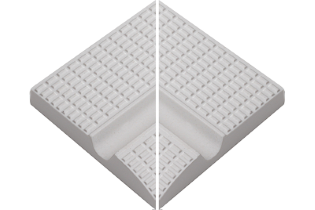 Pötigen Sırsız İç Köşe Tutamağı 122x122x20 mm