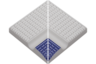 Potigen Kobalt Mavisi İç Köşe Tutamak 122x245x20 mm