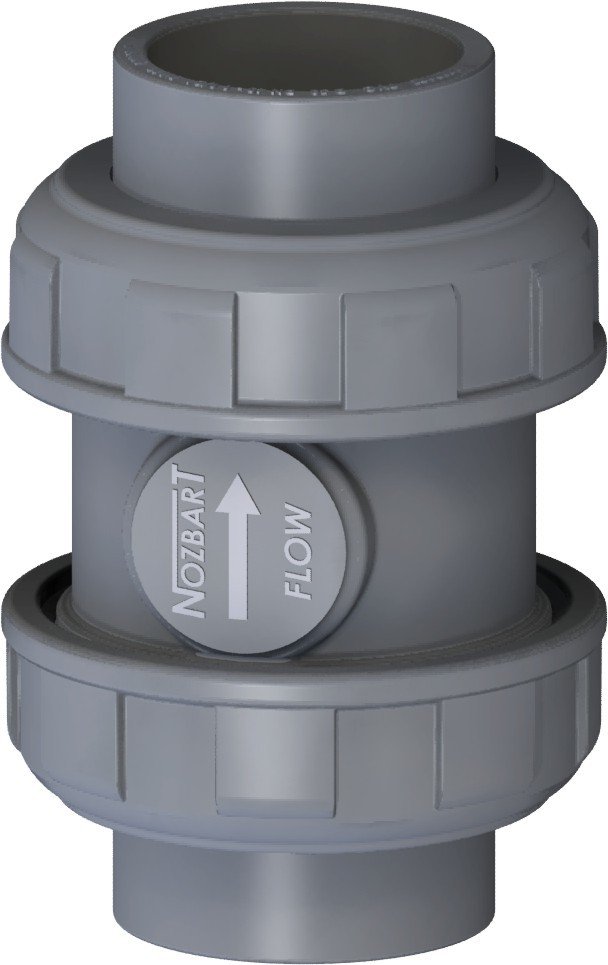 50 MM 1 1/2'' Bir Tarafı  Dişli İçten Dört Ayaklı Yaylı Çekvalfler