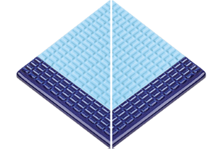 Pahlı Pötigen Merdiven Kaymazı Havuz Mavisi Kobalt Mavisi Dış Köşe 122x122x8 mm