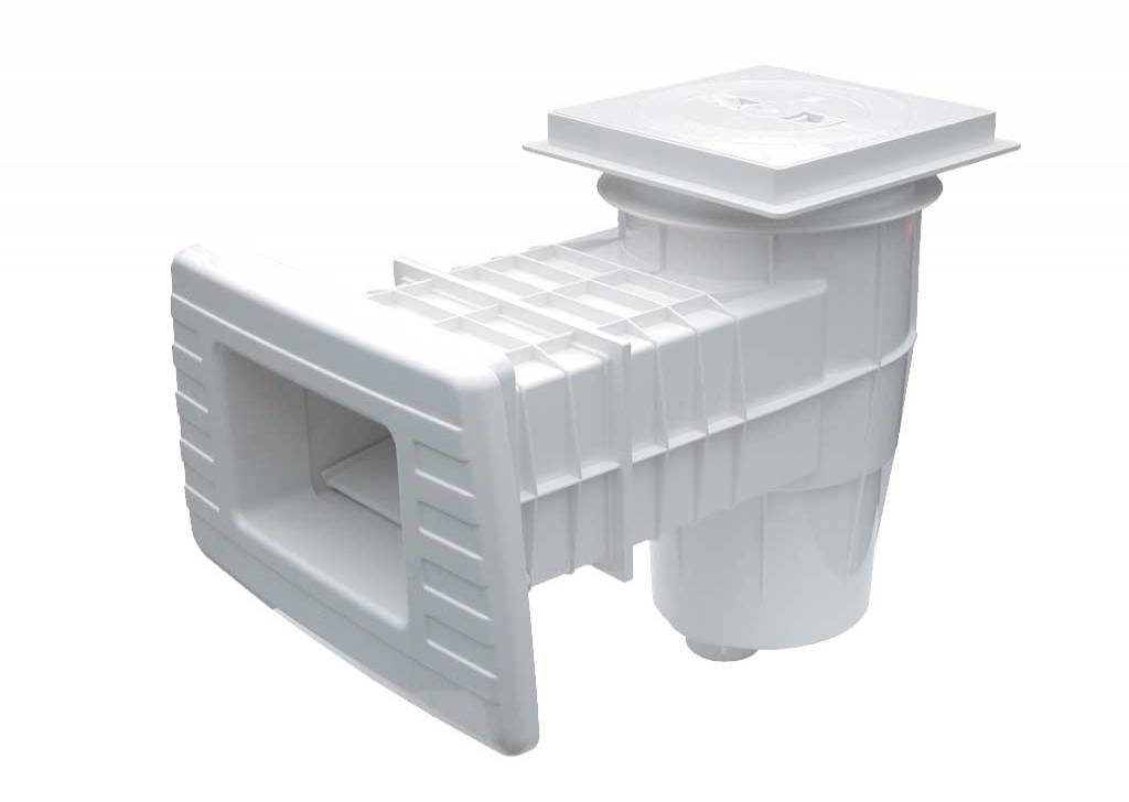 Lüks Standart Uzatma Ağızlı Kare Kapak Skimmer, Yüzer Kapaklı (+10)