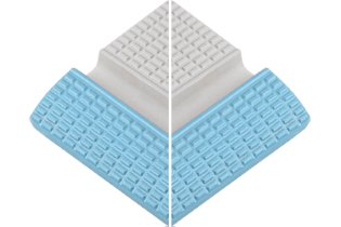 Pötigen Havuz Mavisi Dış Köşe Tutamak 122x122x20 mm