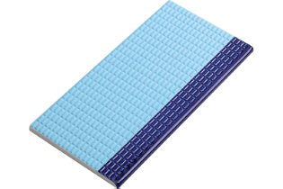 Pahlı Pötigen Merdiven Kaymazı  Havuz Mavisi Kobalt Mavisi Kenarlı 122x245x8 mm