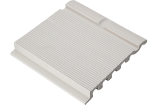 Çizgili Sırsız Oluklu Profilli Tutamak 245x245x20 mm