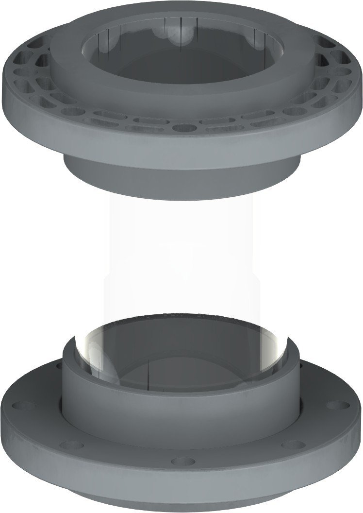 125 MM Çıplak U-PVC Gözetleme Camları