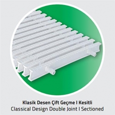 25 cm Klasik Desen Çift Geçme