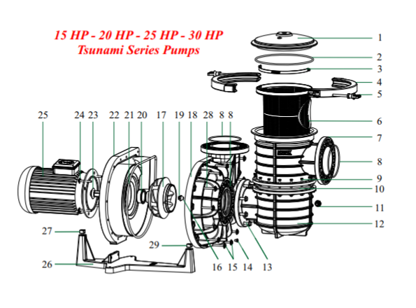 Tsunami Serisi Motor Bağlantı Civatası No:24
