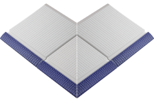 Pötigen Kobalt Mavisi Profilli Dış Köşe Tutamak 295x245x20 mm