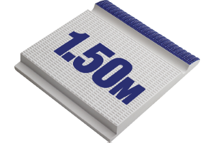 Pötigen Derinlik Yazılı Kobalt Mavisi Profilli Tutamak 245x245x20 mm 1.50 m