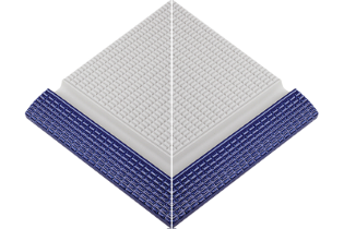 Pötigen Kobalt Mavisi Dış Köşe Tutamağı 245x245x20 mm